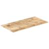 Table Top Solid Mango Wood 100x60 cm | Industrial Style