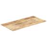 Table Top Solid Mango Wood 100x60 cm | Industrial Style