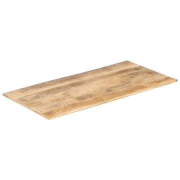 Table Top Solid Mango Wood 100x60 cm | Industrial Style