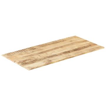 Table Top Solid Mango Wood 100x60 cm | Industrial Style