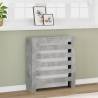  Radiator Cover Concrete Grey 78x20x82 cm Engineered Wood Colour concrete grey Size 78 x 20 x 82 cm Quantity in Package 1 Design horizontal slats 