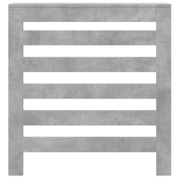 Radiator Cover Concrete Grey | Stylish Engineered Wood