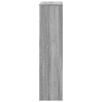 Radiator Cover Grey Sonoma 78x20x82 cm - Stylish Engineered Wood