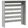 Radiator Cover Grey Sonoma 78x20x82 cm - Stylish Engineered Wood