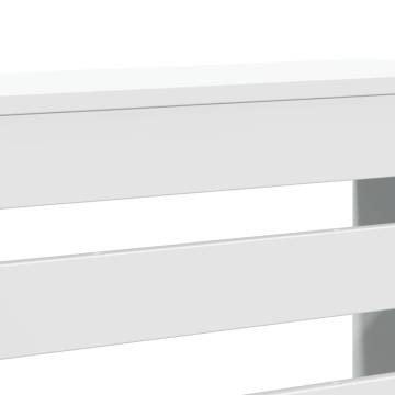 Radiator Cover White 149x20x82 cm - Stylish & Practical