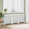  Radiator Cover White 205x21.5x83.5 cm Engineered Wood Colour white Size 205 x 21.5 x 83.5 cm Quantity in Package 1 Design vertical slats 