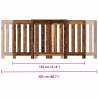 Stylish Radiator Cover Old Wood | 205x21.5x83.5 cm | HipoMarket