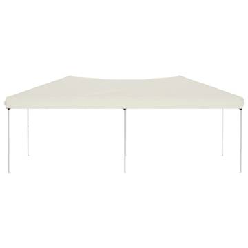 Folding Party Tent Cream 3x6 m for Outdoor Events | Hipomarket