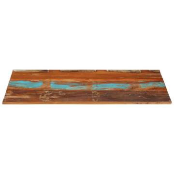 Rectangular Table Top 60x100 cm - Solid Reclaimed Wood