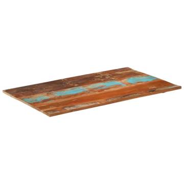 Rectangular Table Top 60x100 cm - Solid Reclaimed Wood