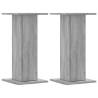 Speaker Stands 2 pcs Grey Sonoma - Elevate Your Sound Experience