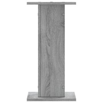 Speaker Stands 2 pcs Grey Sonoma - Elevate Your Sound Experience