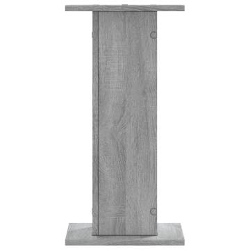 Speaker Stands 2 pcs Grey Sonoma - Elevate Your Sound Experience