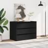 Black Corner Chest of Drawers - 80x41x58 cm | HipoMarket