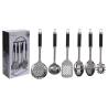 7 Piece Kitchen Tools Set With Rack - Stainless Steel | HipoMarket