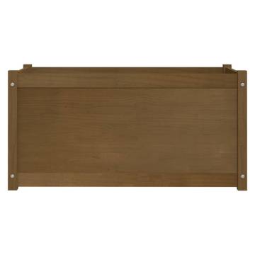 Garden Planter Honey Brown 100x50x50 cm - Durable Pinewood