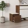 Stylish Brown Oak Box Drawer - 40.5x40x40 cm | HipoMarket