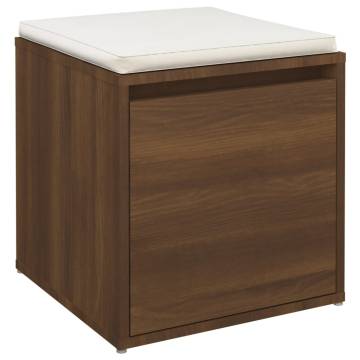 Stylish Brown Oak Box Drawer - 40.5x40x40 cm | HipoMarket