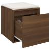 Stylish Brown Oak Box Drawer - 40.5x40x40 cm | HipoMarket