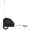 Pet Bike Trailer - Black Oxford Fabric & Iron | HipoMarket