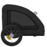 Pet Bike Trailer - Black Oxford Fabric & Iron | HipoMarket