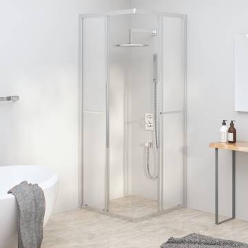 Shower Cabin Frosted ESG 80x80x180 cm - Stylish & Space-Saving