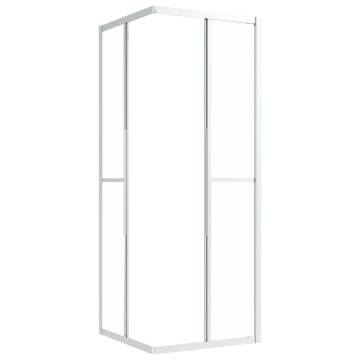 Shower Cabin Frosted ESG 80x80x180 cm - Stylish & Space-Saving