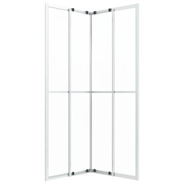 Shower Cabin Frosted ESG 80x80x180 cm - Stylish & Space-Saving