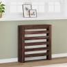 Stylish Brown Oak Radiator Cover | 78x20x82 cm Engineered Wood