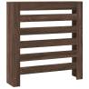 Stylish Brown Oak Radiator Cover | 78x20x82 cm Engineered Wood