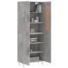 Stylish Highboard Concrete Grey - 69.5x34x180 cm | HipoMarket