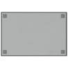 Wall-mounted Magnetic Board Black 60x40 cm - Tempered Glass