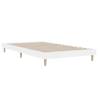 White Bed Frame 90x200 cm | Durable Engineered Wood | HipoMarket