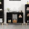 Sink Cabinet Black 80x33x60 cm - Stylish Bathroom Storage