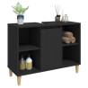 Sink Cabinet Black 80x33x60 cm - Stylish Bathroom Storage