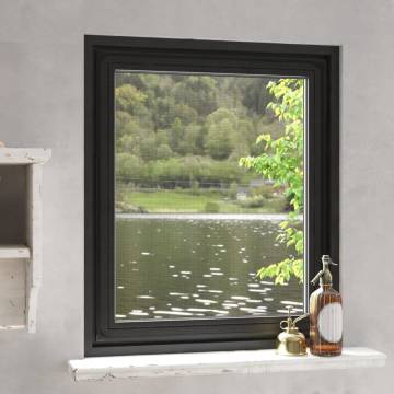 Magnetic Insect Screen for Windows - Anthracite 100x120 cm