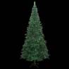 Artificial Pre-lit Christmas Tree 240 cm with Ball Set - Green