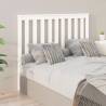 Bed Headboard White 141x6x101 cm Solid Wood Pine Colour white Size 141 x 101 cm Quantity in Package 1 