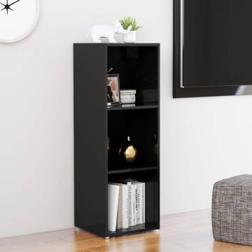 High Gloss Black TV Cabinet - Stylish & Practical Design