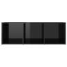 High Gloss Black TV Cabinet - Stylish & Practical Design