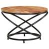 Solid Acacia Wood Coffee Table - 60x60x40 cm | HipoMarket