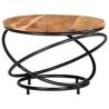 Solid Acacia Wood Coffee Table - 60x60x40 cm | HipoMarket