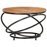 Solid Acacia Wood Coffee Table - 60x60x40 cm | HipoMarket