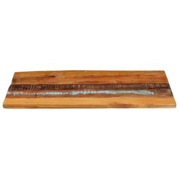 Rectangular Table Top 60x100 cm - Solid Reclaimed Wood