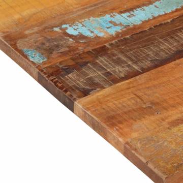 Rectangular Table Top 60x100 cm - Solid Reclaimed Wood