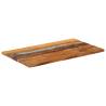 Rectangular Table Top 60x100 cm - Solid Reclaimed Wood