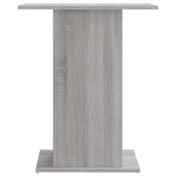 Aquarium Stand Grey Sonoma - Engineered Wood 60.5x36 cm