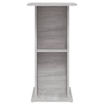 Aquarium Stand Grey Sonoma - Engineered Wood 60.5x36 cm