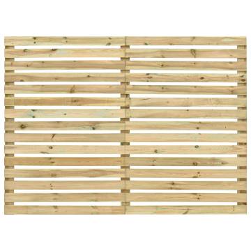 Garden Fence Panel - Impregnated Pinewood 180x180 cm