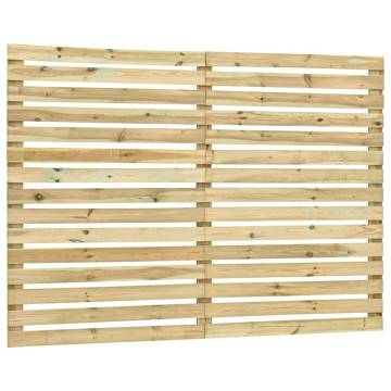 Garden Fence Panel - Impregnated Pinewood 180x180 cm